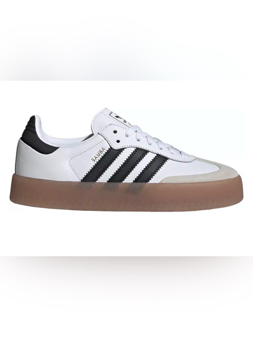 Adidas Women’s Samboe White/Black Sneakers Size 6.5